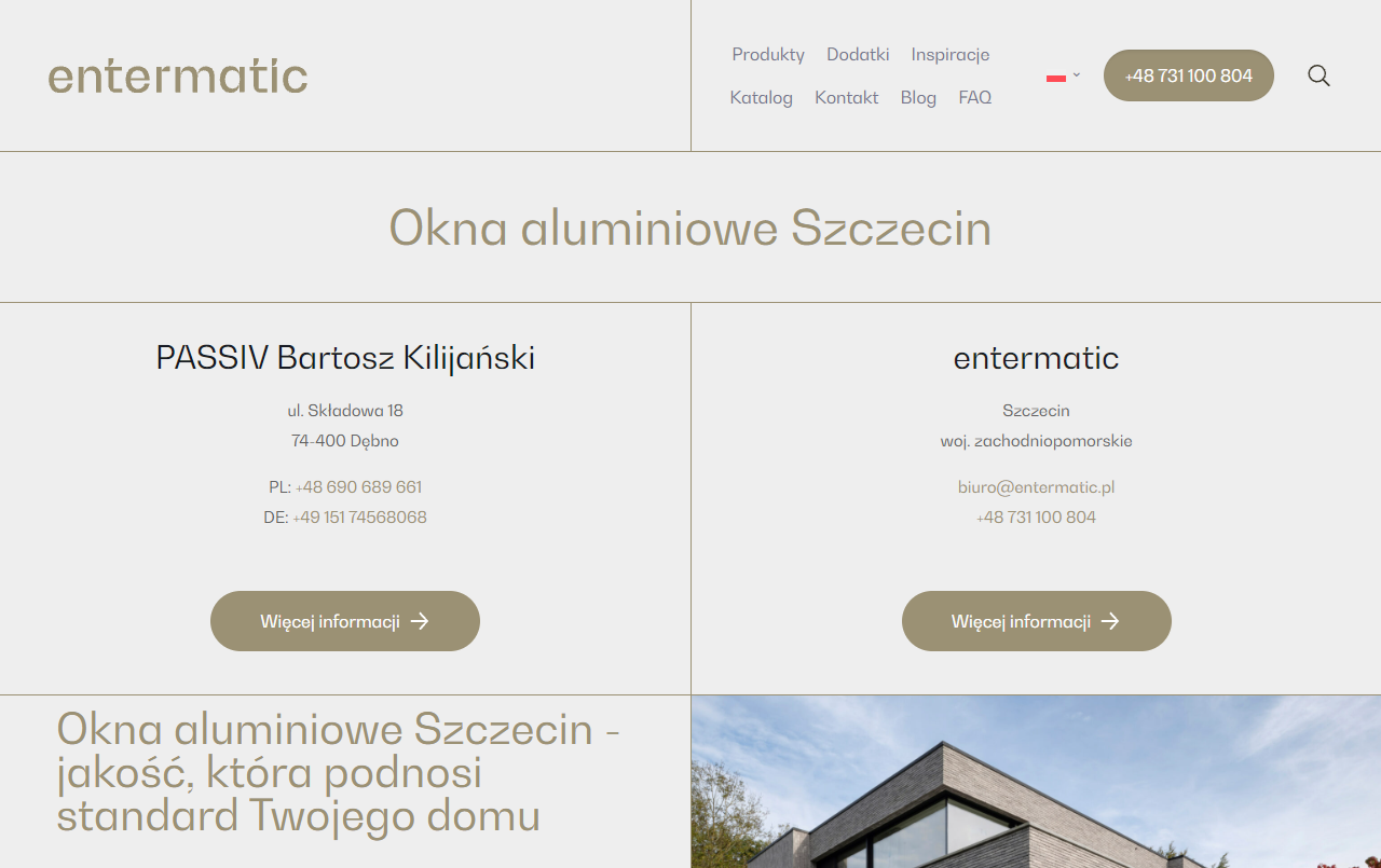 Okna aluminiowe w Szczecinie – jakie parametry techniczne mają znaczenie przy wyborze?