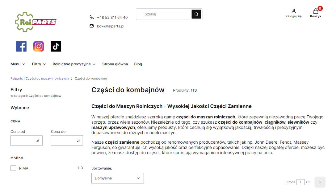 Części do kombajnów – jak ograniczyć koszty eksploatacji maszyny bez rezygnowania z jakości?
