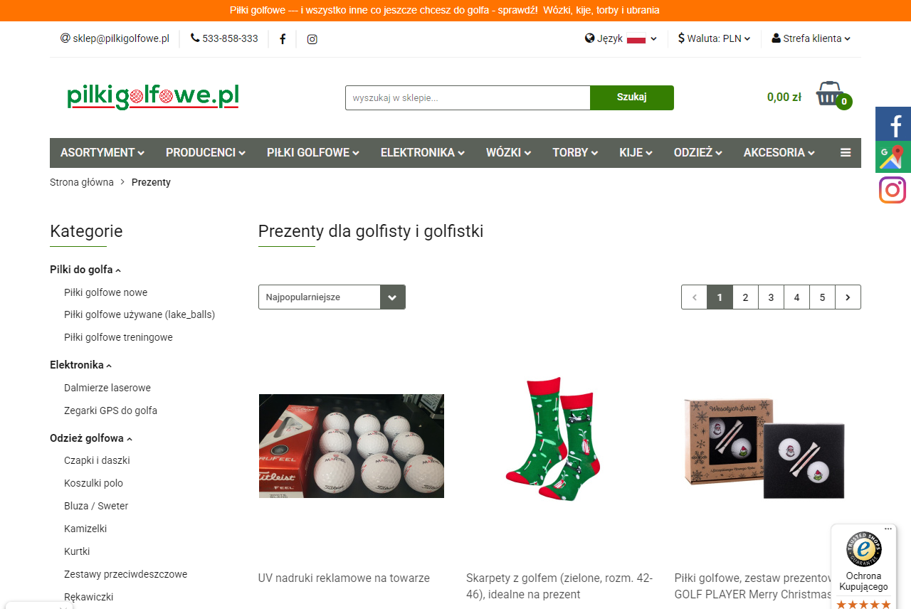 Akcesoria golfowe na prezent – co faktycznie przydaje się na polu golfowym?