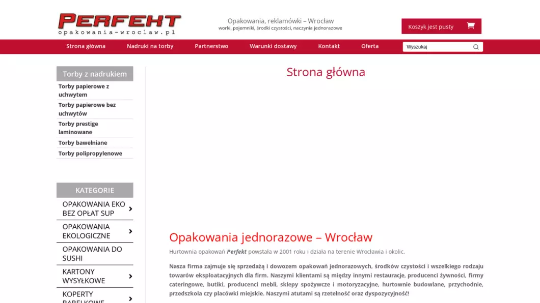 Perfekt - Opakowania jednorazowe Wrocław
